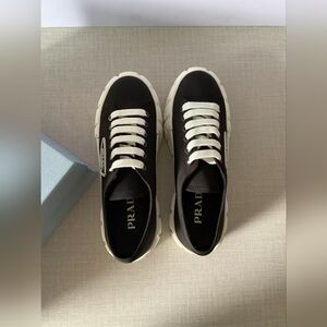 Prada Women's Nylon Platform Sneakers